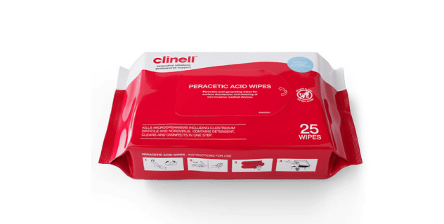 Clinell Peracetic Acid Wipes